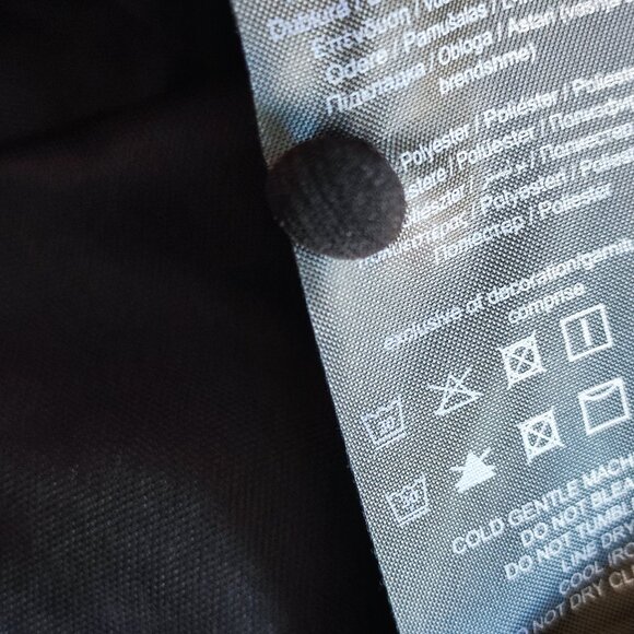 VERO MODA Vmkaya Fall Ls Short Shirt Dress women's size M black - Picture 11 of 16